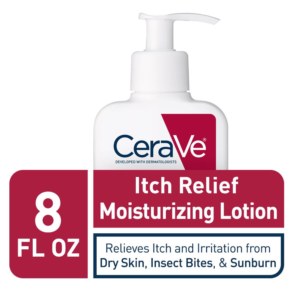CeraVe Itch Relief Moisturizing Lotion (8 fl. oz.) - Fast-Acting Soothing Relief for Dry, Itchy Skin