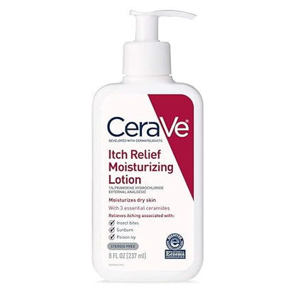 CeraVe Itch Relief Moisturizing Lotion (8 fl. oz.) - Fast-Acting Soothing Relief for Dry, Itchy Skin