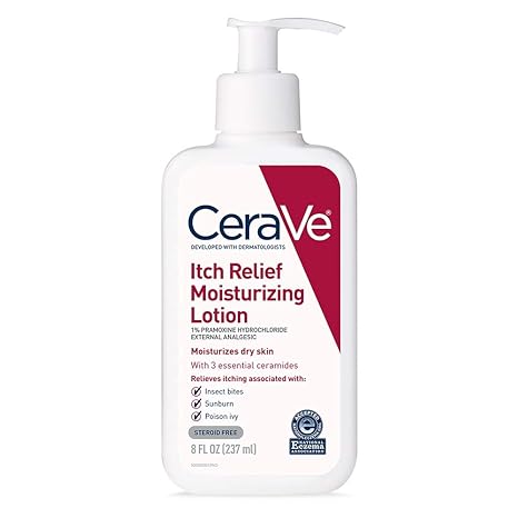 CeraVe Itch Relief Moisturizing Lotion (8 fl. oz.) - Fast-Acting Soothing Relief for Dry, Itchy Skin