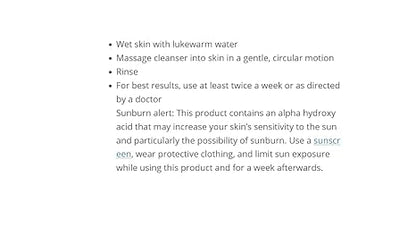 CeraVe Psoriasis Cleanser (8 fl. oz.) - Gentle Exfoliating Cleanser for Dry, Itchy Skin Relief